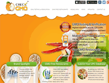 Tablet Screenshot of checkgmo.com